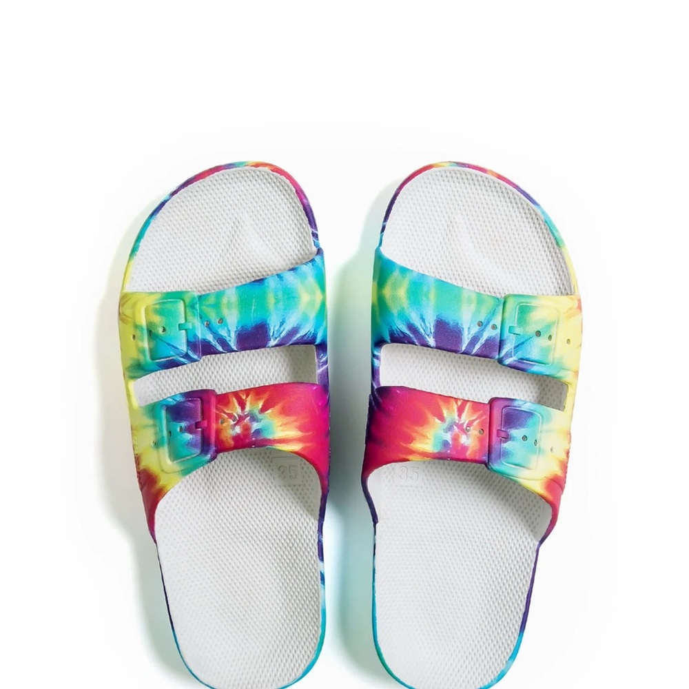 Colorful Tie-Dye Sandals
